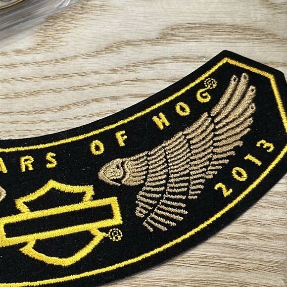 New Harley Davidson Owners 30 Years Of HOG Patch & Pin 1983-2013 - Picture 5 of 16